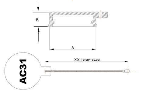 Rubber Dust Caps (MS Receptacles)